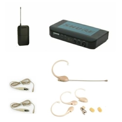 Shure BLX14 Wireless System with OSP HS-10 Tan EarSet Microphone