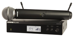 Shure BLX24R/SM58 Wireless Rack Mount System w/ SM58 Handheld Vocal Microphone