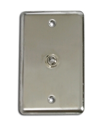 OSP Duplex Wall Plate With One - TRS 1/4
