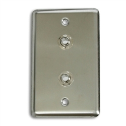 OSP Duplex Wall Plate With Two - 1/4