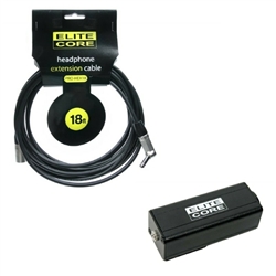 Elite Core 18' Headphone Extension Cable and Body Pack Set