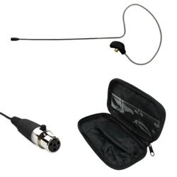 OSP HS-09 Black EarSet Headworn Microphone Mic For Shure Wireless Systems