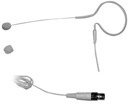 Tan EarSet Headworn Microphone Mic For Shure Wireless Bodypack Systems