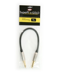 OSP SuperFlex GOLD Premium Instrument Cable 1'