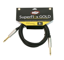 OSP SuperFlex GOLD Premium Instrument Cable 5'