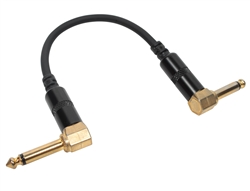 SuperFlex GOLD Patch Cable Right Angle 1/4