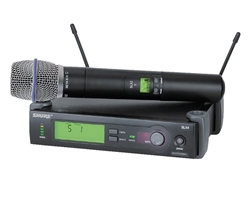 Shure SLX 24/Beta 87A Wireless Handheld Vocal Microphone System