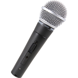 Shure SM58-S Cardioid Dynamic Vocal Microphone with Off / On Swtich