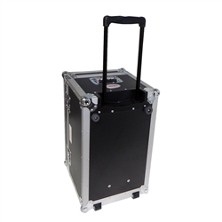 PROX ATA Utility DJ Small Trunk Road Case Rubber Lined w/ Handle & Wheels